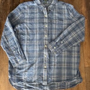 Ralph Lauren Blue Checkered Casual Shirt XL
